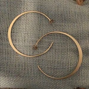 Anthropologie Gold Hoops